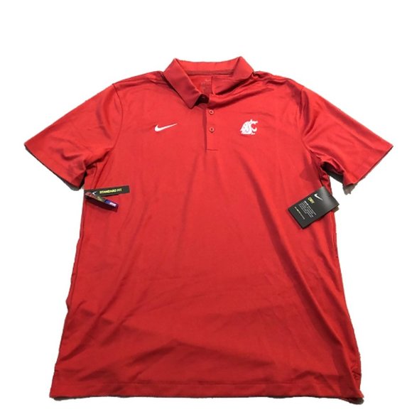 NWT Washington State Cougars Nike Element Logo Performance Polo Shirt - Picture 1 of 2